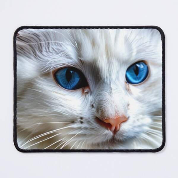 Item preview, Animals - White Persian Cat, Hypnotic Sapphire Gaze designed and sold by World-Pets.