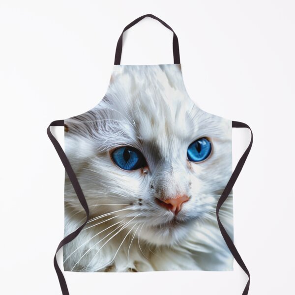 Item preview, Animals - White Persian Cat, Hypnotic Sapphire Gaze designed and sold by World-Pets.