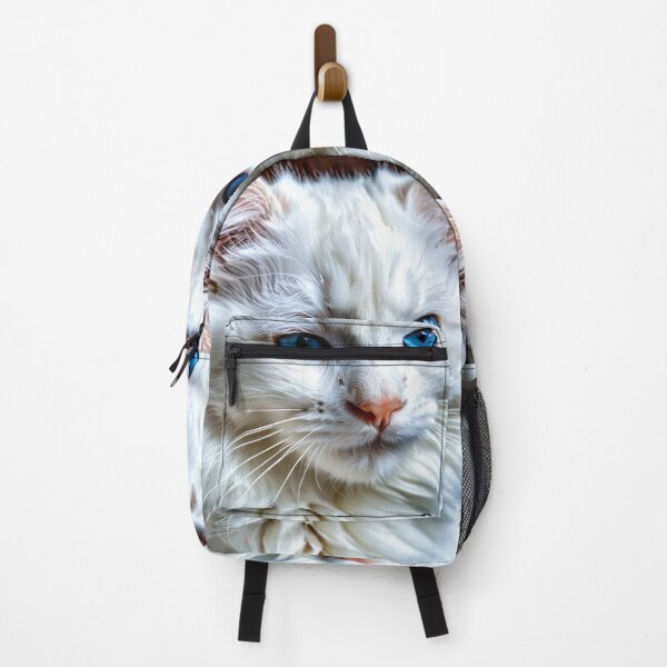 Item preview, Animals - White Persian Cat, Hypnotic Sapphire Gaze designed and sold by World-Pets.