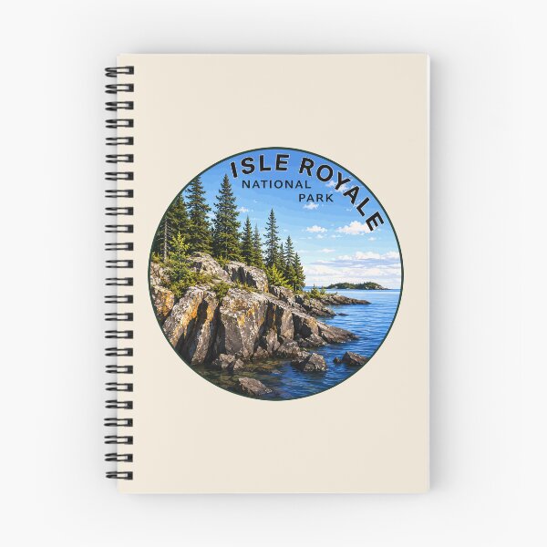 Item preview, Isle Royale National Park Retro Wilderness designed and sold by Gideon Emmerich.