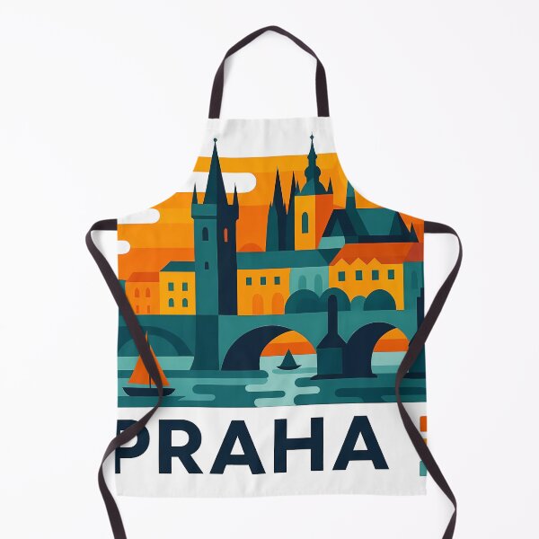 Item preview, Prague Czech Republic Travel Souvenir - Charles Bridge & Gothic Towers Art designed and sold by OzzFrequency.