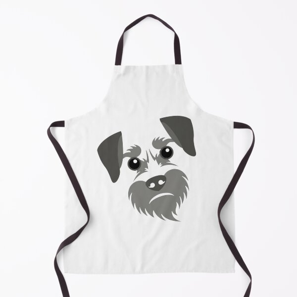 Item preview, Cute Schnauzer Face Minimalist Dog Portrait Art designed and sold by SiarheiYur.