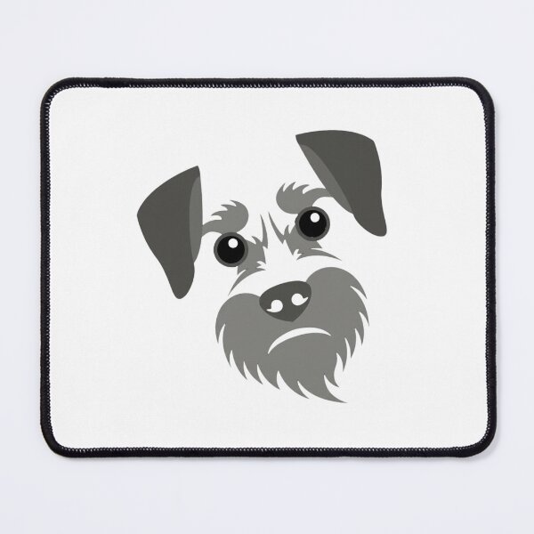 Item preview, Cute Schnauzer Face Minimalist Dog Portrait Art designed and sold by SiarheiYur.
