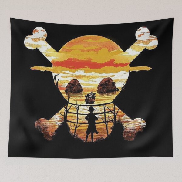 Item preview, Vintage jolly roger straw hat designed and sold by erlyJohary.