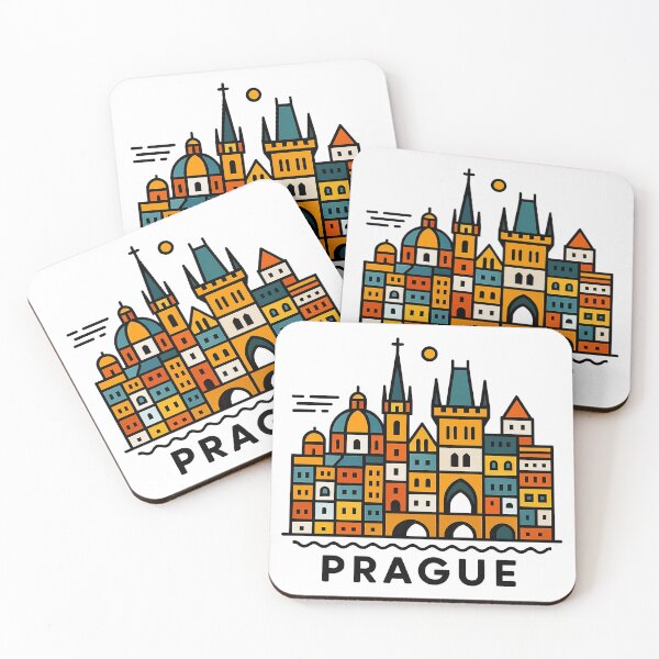 Item preview, Prague Czech Republic Travel Souvenir - Charles Bridge & Gothic Towers Art designed and sold by OzzFrequency.