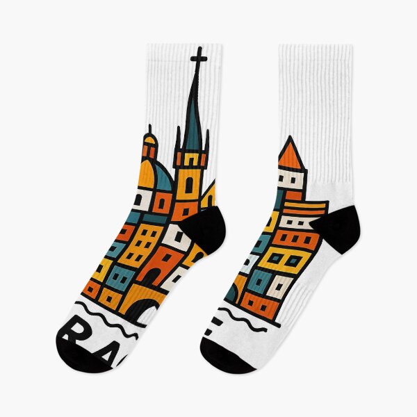 Item preview, Prague Czech Republic Travel Souvenir - Charles Bridge & Gothic Towers Art designed and sold by OzzFrequency.