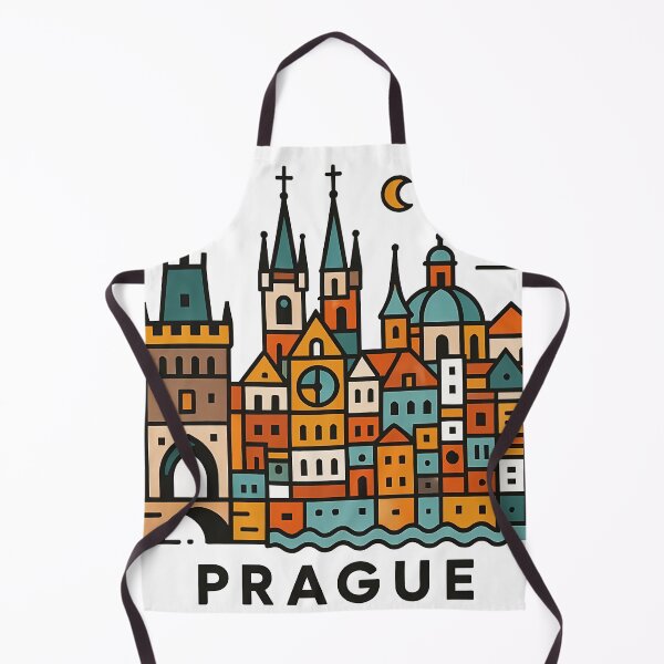 Item preview, Prague Czech Republic Travel Souvenir - Charles Bridge & Gothic Towers Art designed and sold by OzzFrequency.