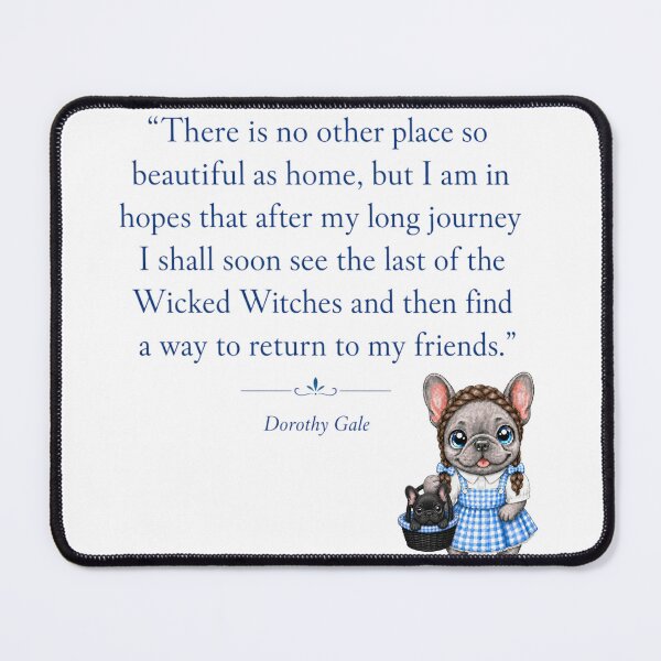 Item preview, Dorothy Gale French Bulldog – There is No Place Like Home designed and sold by ArtisticDesignsbyLinda.