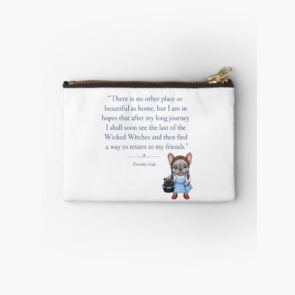 Item preview, Dorothy Gale French Bulldog – There is No Place Like Home designed and sold by ArtisticDesignsbyLinda.