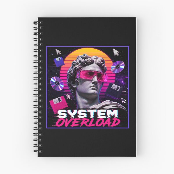 Item preview, System Overload - Vaporwave Aesthetic Statue designed and sold by RareVisuals.