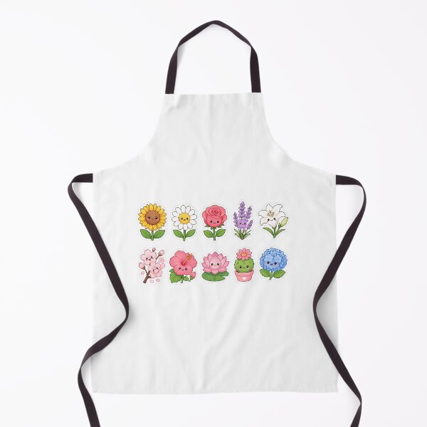 Item preview, Cute Kawaii Flower Sticker Sheet designed and sold by ASTROVIA .