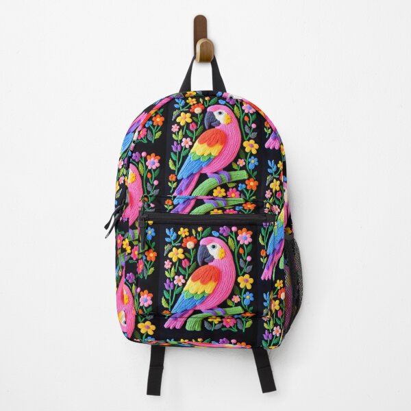Item preview, Colorful hand knitted parrot designed and sold by Creative Line Prints.