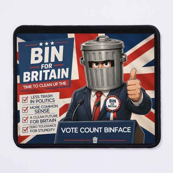 Item preview, Vote Count Binface designed and sold by TheEndDesign.