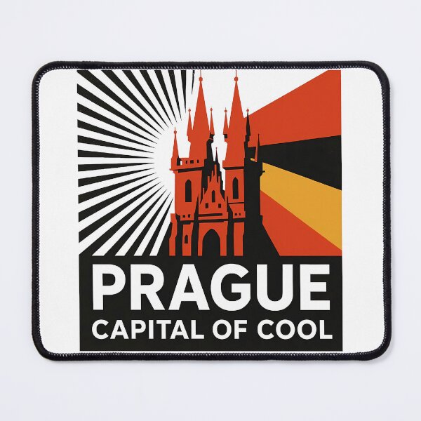 Item preview, Prague Czech Republic Travel Souvenir - Charles Bridge & Gothic Towers Art designed and sold by OzzFrequency.