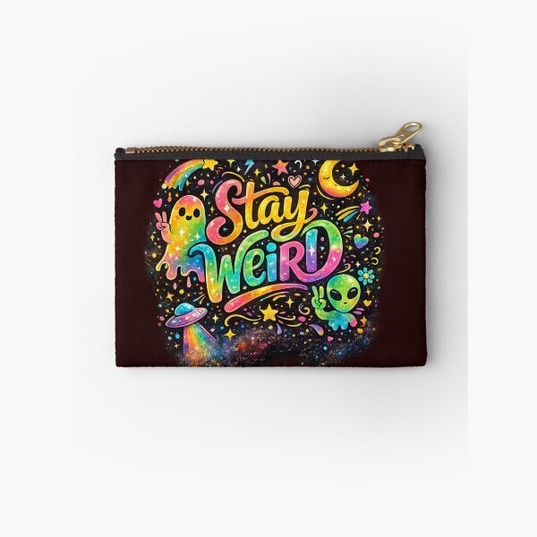 Item preview, Stay Weird – Cosmic Doodle Vibes designed and sold by Funky Fable studio.