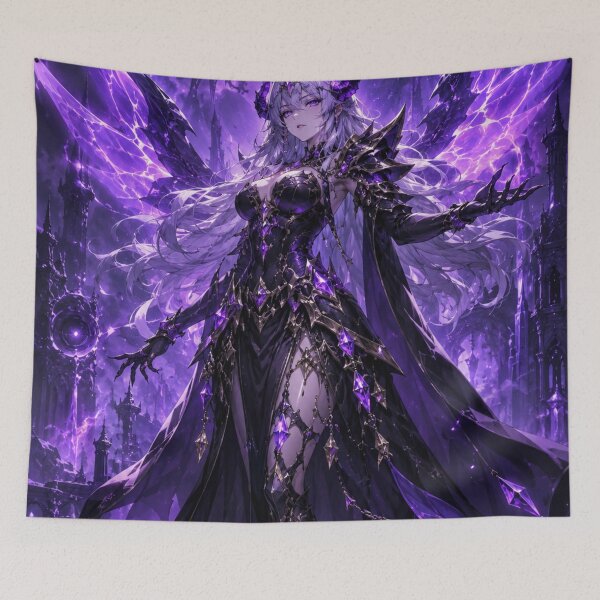 Item preview, Original Anime Demon Queen – Violet Crystal Empress of the Abyss designed and sold by Sticleg.