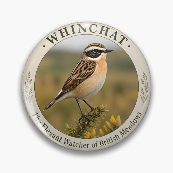 Item preview, WHINCHAT  – The Elegant Watcher of British Meadows designed and sold by The Digital Compass.