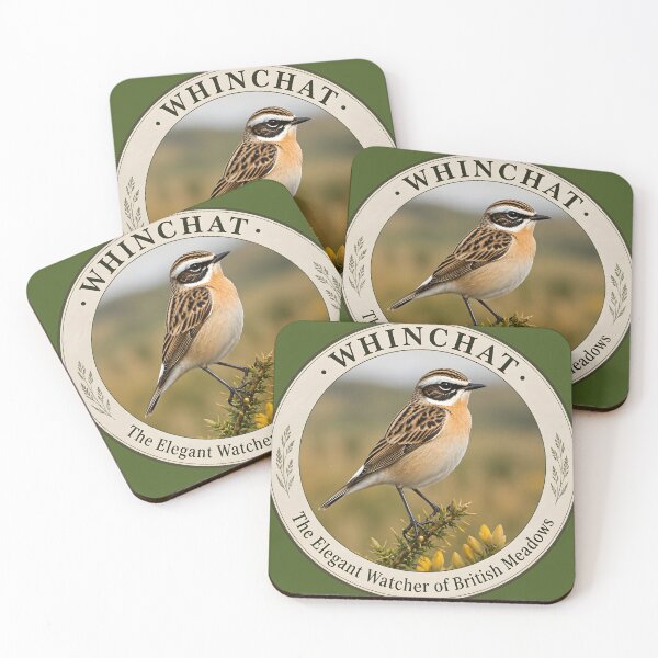 Item preview, WHINCHAT  – The Elegant Watcher of British Meadows designed and sold by The Digital Compass.