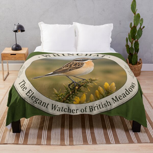 Item preview, WHINCHAT – The Elegant Watcher of British Meadows designed and sold by The Digital Compass.