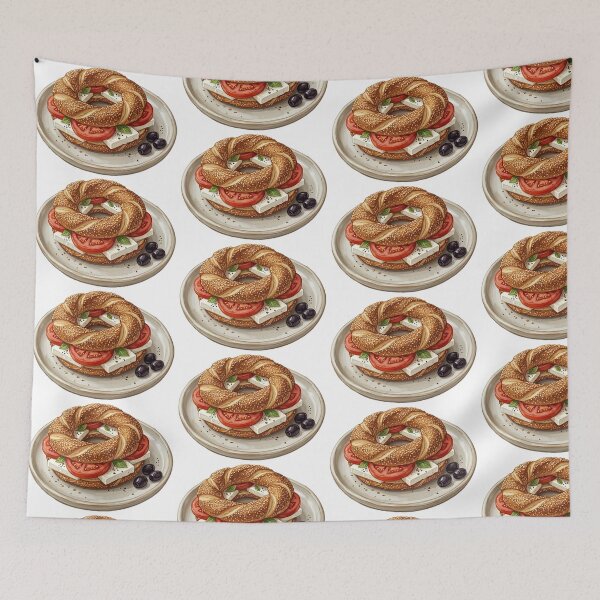 Item preview, Turkish food – simit designed and sold by snoWorkshop.