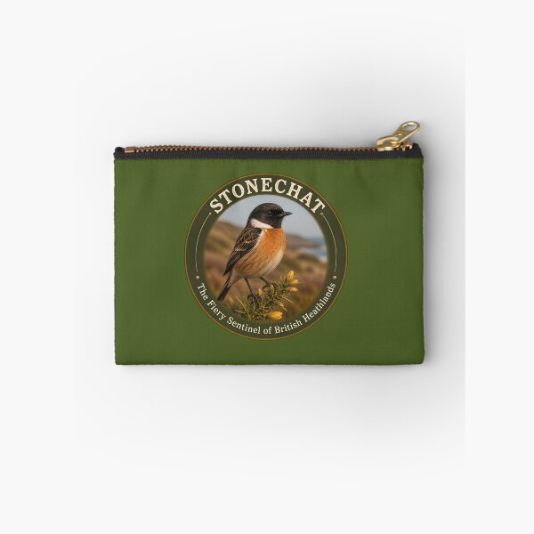 Item preview, STONECHAT – The Fiery Sentinel of British Heathlands designed and sold by The Digital Compass.