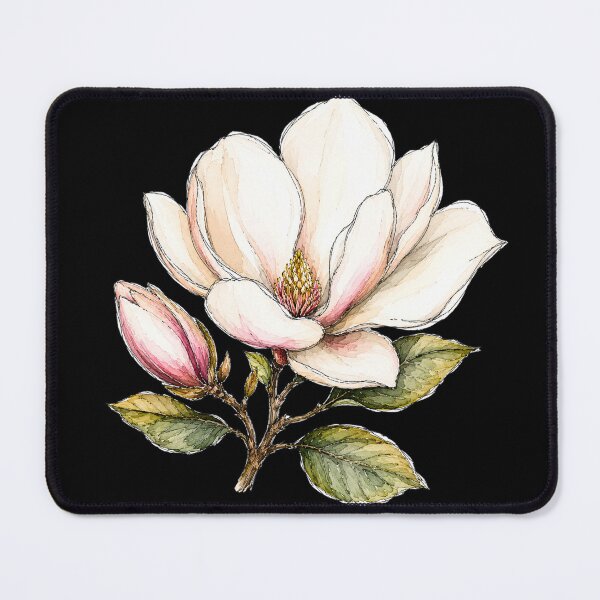 Item preview, Minimal Magnolia Botanical Watercolor designed and sold by ColorSplash123.