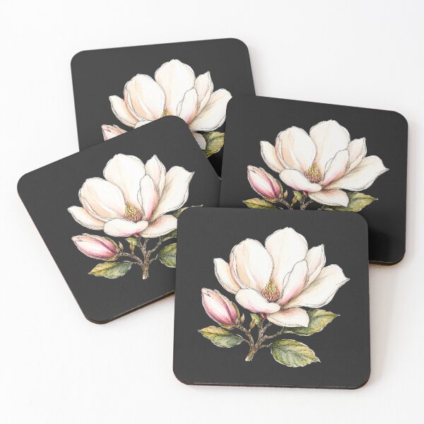 Item preview, Minimal Magnolia Botanical Watercolor designed and sold by ColorSplash123.