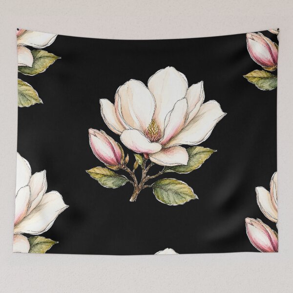 Item preview, Minimal Magnolia Botanical Watercolor designed and sold by ColorSplash123.