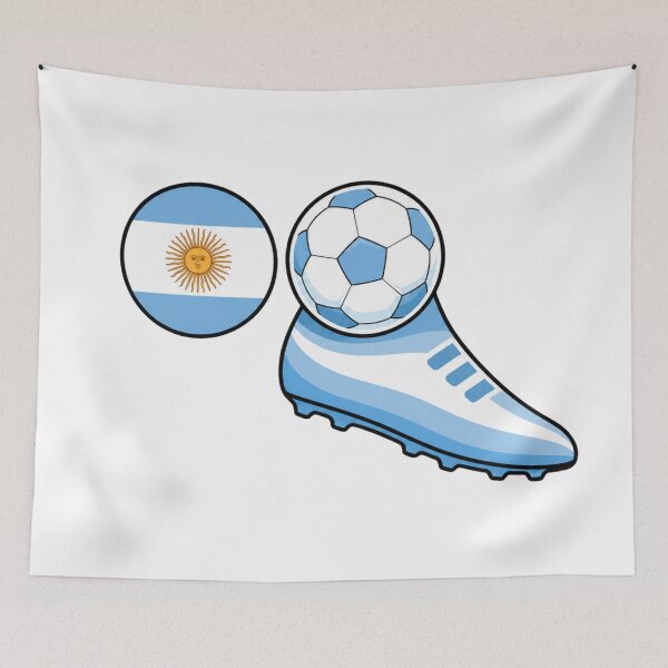 Item preview, Argentina Football Boot & Soccer Ball | Argentina Flag Fan Design | Futbol Lover Gift | Soccer Sticker PNG | World Cup Supporter designed and sold by thesmilngnature.