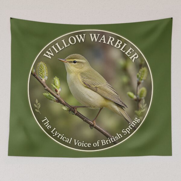 Item preview,   WILLOW WARBLER  – The Lyrical Voice of British Spring designed and sold by The Digital Compass.
