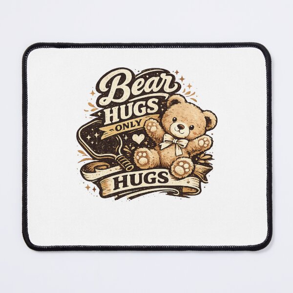 Item preview, Bear Hugs Only – Cute Vintage Teddy Bear Illustration designed and sold by D.Shop.