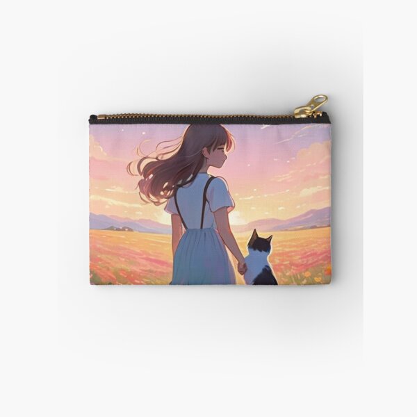 Item preview, Art - Anime Scene, Contemplative Twilight Moment designed and sold by World-Pets.