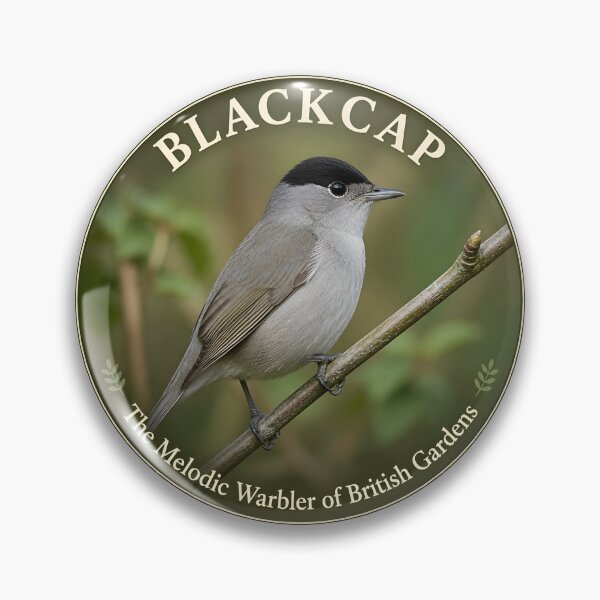Item preview, BLACKCAP    – The Melodic Warbler of British Gardens designed and sold by The Digital Compass.