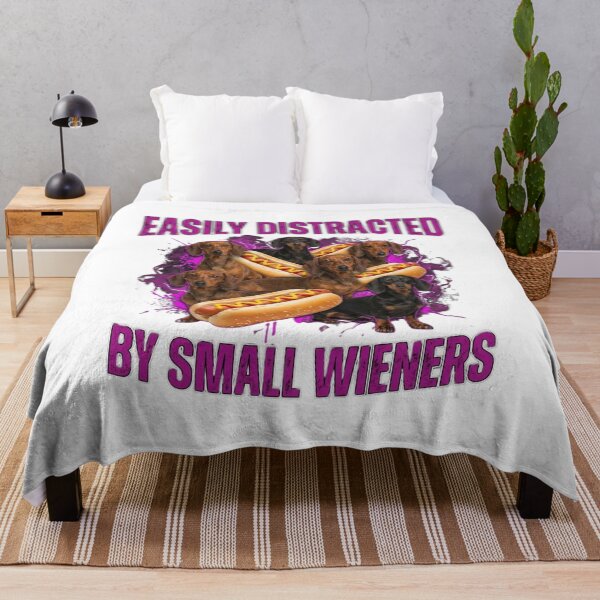 Item preview, Easily Distracted By Small Wieners Dachshund Funny designed and sold by SiarheiYur.