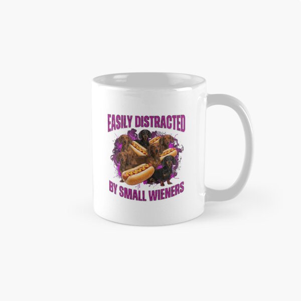 Item preview, Easily Distracted By Small Wieners Dachshund Funny designed and sold by SiarheiYur.