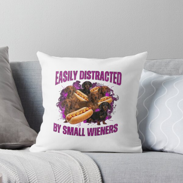 Item preview, Easily Distracted By Small Wieners Dachshund Funny designed and sold by SiarheiYur.