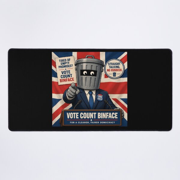 Item preview, Vote Count Binface designed and sold by TheEndDesign.