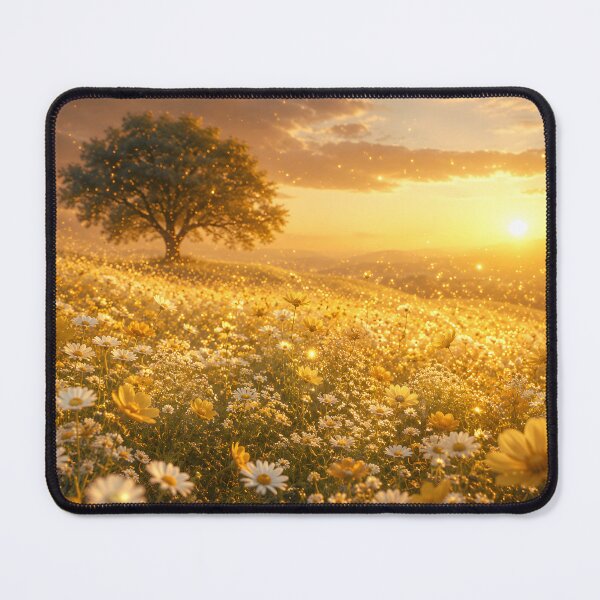 Item preview, Golden Meadow – Dreamy Sunset Landscape Wall Art designed and sold by bauschberts.