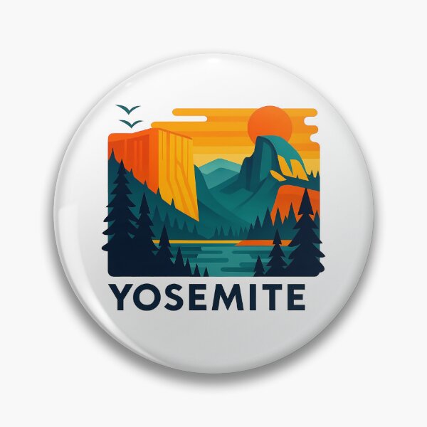 Artikelvorschau, Souvenir aus dem Yosemite-Nationalpark – Kunst aus dem kalifornischen El Capitan und dem Kiefernwald entworfen und verkauft von OzzFrequency.