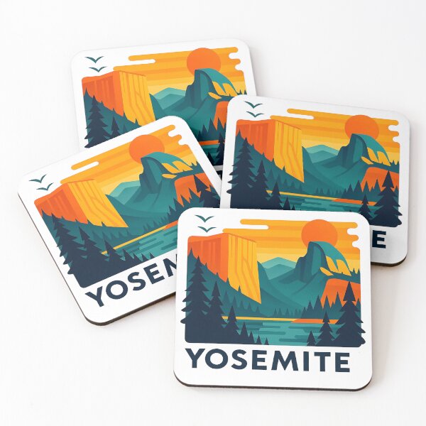 Item preview, Yosemite National Park Souvenir - California El Capitan & Pine Forest Art designed and sold by OzzFrequency.
