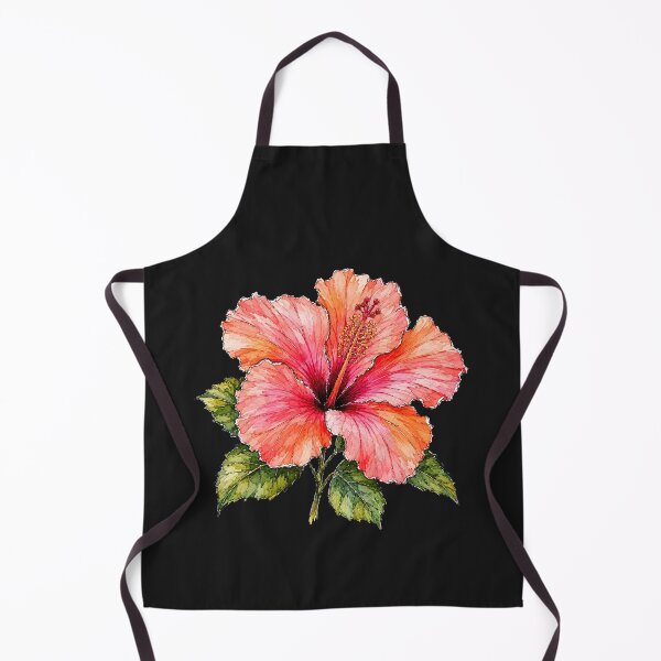 Item preview, Minimal Hibiscus Botanical Watercolor designed and sold by ColorSplash123.