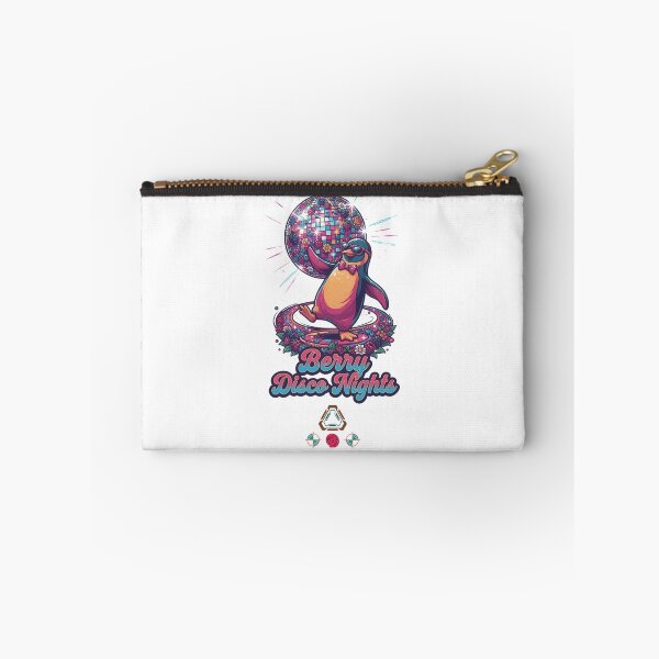 Item preview, Berry Disco Nights - Funky Dancing Penguin designed and sold by m-yoga-store.