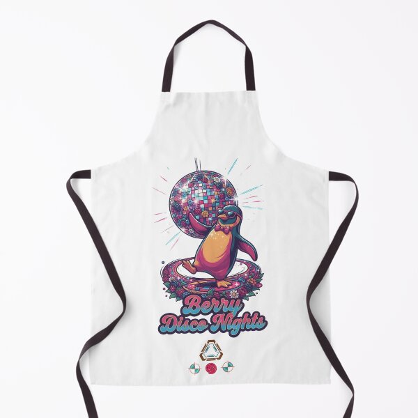 Item preview, Berry Disco Nights - Funky Dancing Penguin designed and sold by m-yoga-store.