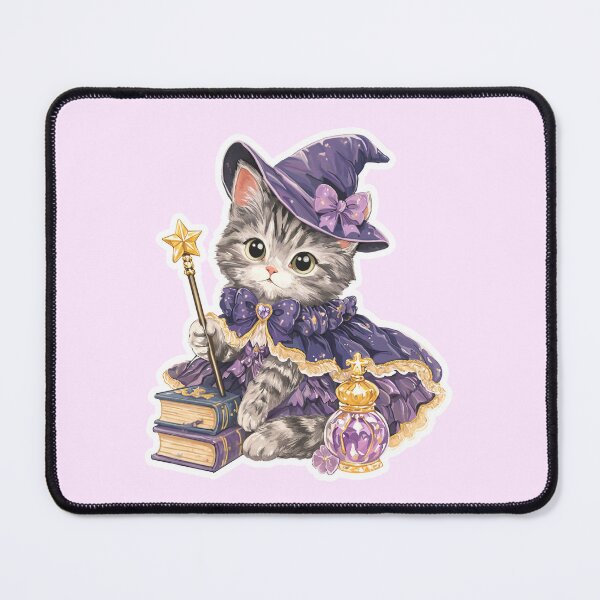 Item preview, Enchanted Witch Kitty designed and sold by sara747.