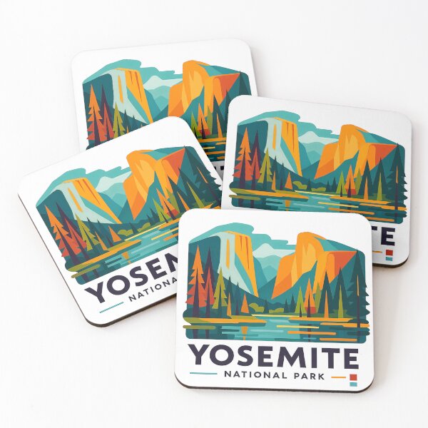 Item preview, Yosemite National Park Souvenir - California El Capitan & Pine Forest Art designed and sold by OzzFrequency.