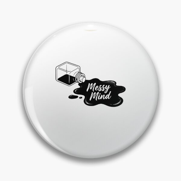 Item preview, MESSY MIND - Spilled Ink Bottle designed and sold by Zazz Lee.