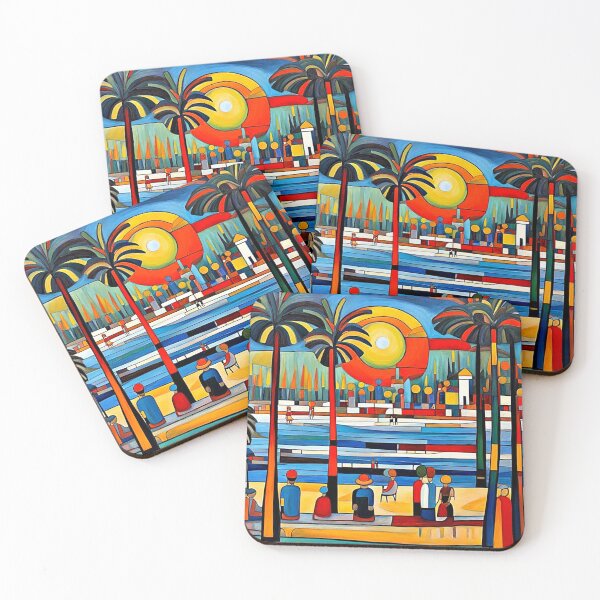 Item preview, Sunset at the beach designed and sold by George Hutton Hunter.