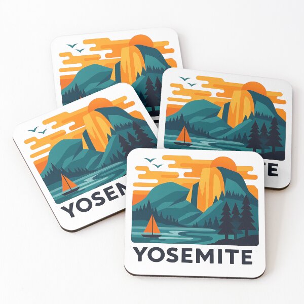 Item preview, Yosemite National Park Souvenir - California El Capitan & Pine Forest Art designed and sold by OzzFrequency.