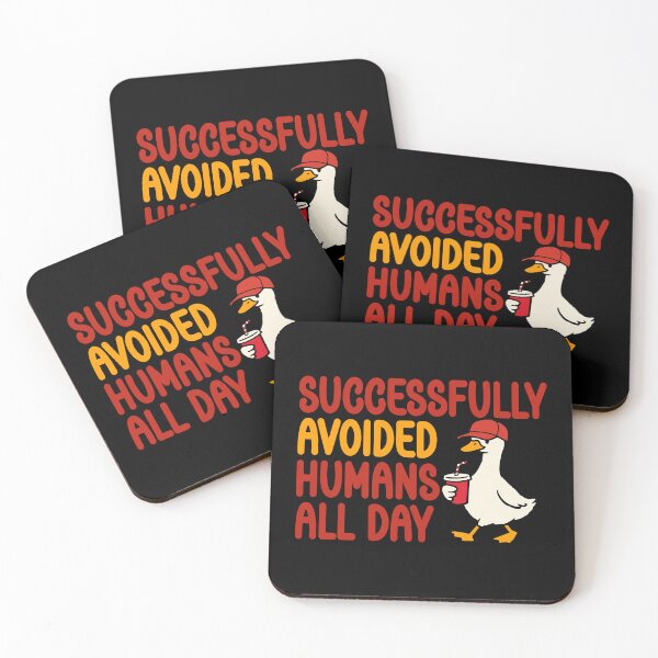Item preview, Successfully Avoided Humans All Day - Funny Introvert Goose designed and sold by the-Z3nith.