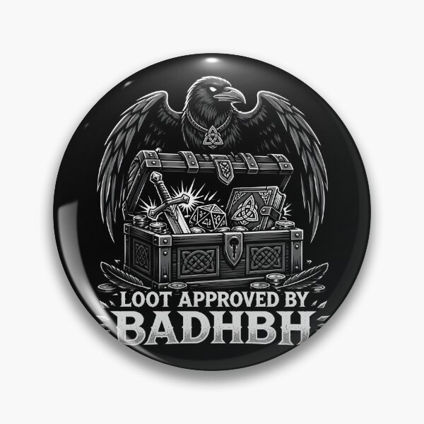Item preview, Gothic Raven Treasure Chest - RPG Loot Approved By Badhbh designed and sold by BadhbhLoot.